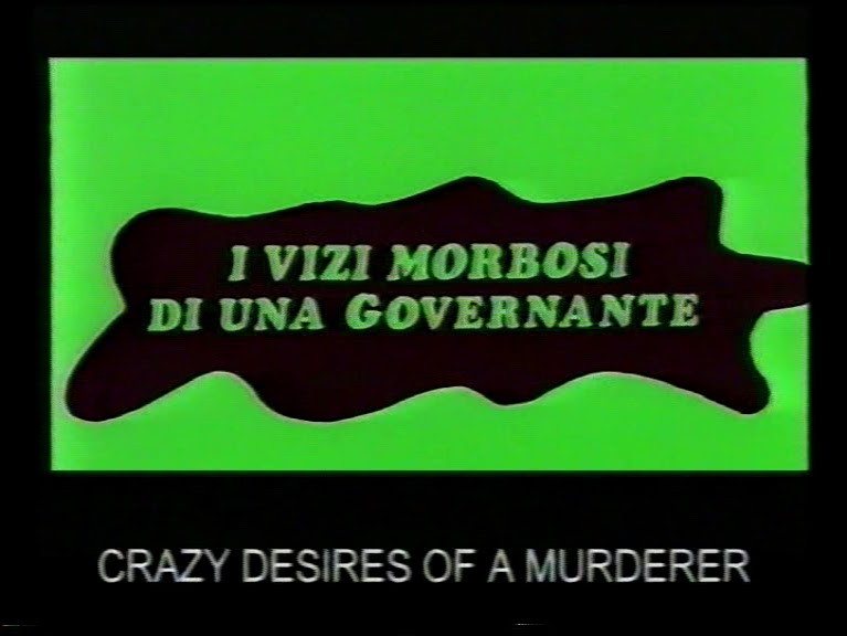 Болезненные пороки гувернантки (I vizi morbosi di una governante, 1977)