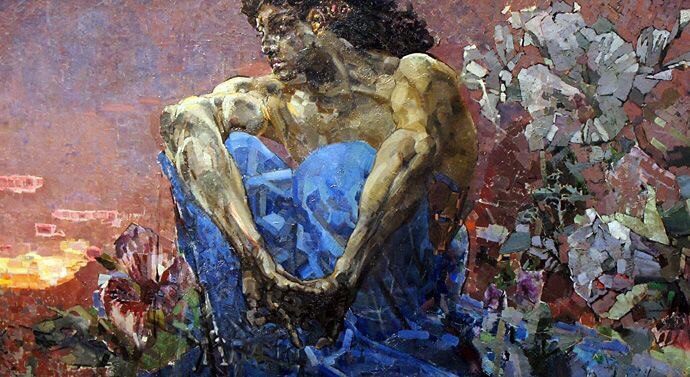 «Демон сидящий» (1890) — картина русского художника Михаила Врубеля