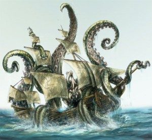 Кракен — гигантский осьминог