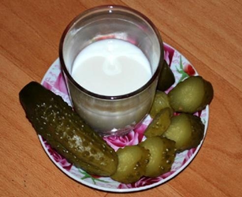 Огурчик с молоком