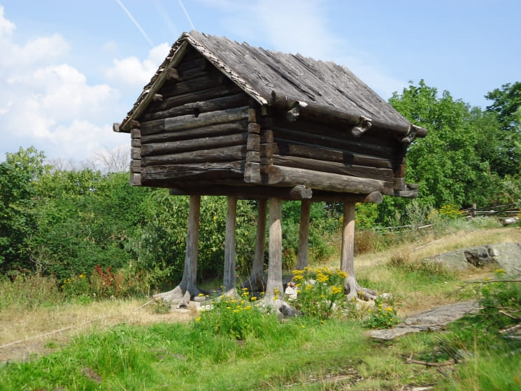 Призрачные избушки в лесах