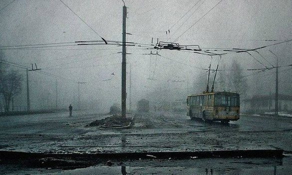 Серый город